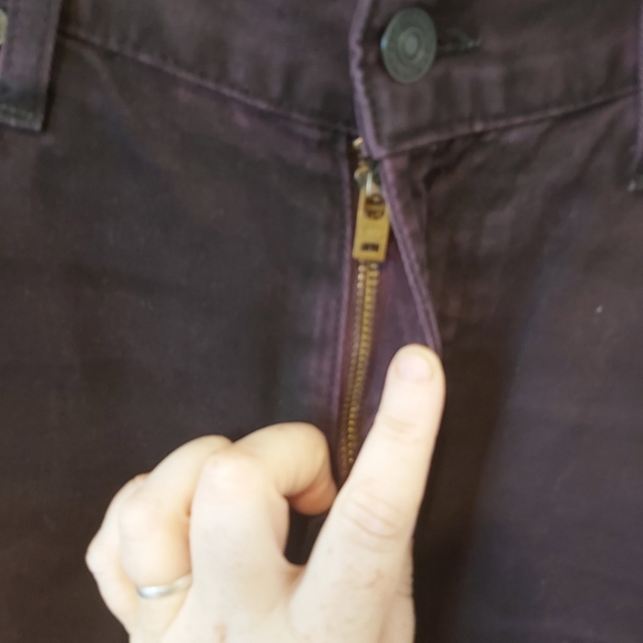 7 FOR ALL MANKIND |  Women's Slimmy Jeans Purple Black Size 33 - Picture 10 of 15